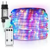 Swanew - Tube lumineux led avec télécommande Extérieur/Intérieur Tube lumineux Intérieur Chaîne lumineuse—Multicolore—10m
