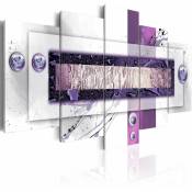 Tableau équilibre violette - 200 x 100 cm - Violet,