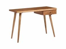 Vidaxl table à écrire bois d'acacia massif 110 x 50 x 76 cm 245666