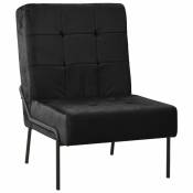 Vidaxl vidaXL Chaise de relaxation 65x79x87 cm Noir