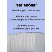 Zen Aroms - 10 Recharges papier buvards pour diffuseurs
