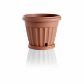 Ac-déco - Pot de fleurs - isis - d 30 cm - Terracotta - Livraison gratuite - Marron