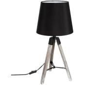 Atmosphera - Lampe trépied Runo noir H58cm créateur