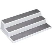 Basics 3-Tier Anti-Slip Kitchen Cupboard / Shelf Organiser,