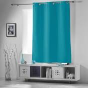 Homemaison - Rideau 90 % occultant radiateur petite hauteur Turquoise 135x180 cm - Turquoise