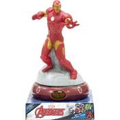 Kids Licencing - Veilleuse 3D - Marvel - Iron Man - Rouge - 23 cm