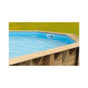 Liner bleu pour piscine en bois Ubbink 580 x h 130