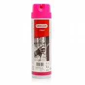 Oregon - Spray de Marquage Forestier Rose Fluorescent, Bouteille de 500 ml, Dure jusqu'à 2 ans, Séchage Rapide (519441)