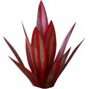 Ornements de Plante d'agave en Fer forgé Ornements de Jardin d'agave Ornements de Jardin de Jardin (27cm) (Color : rouge) - Rhafayre