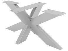 Pieds design industriel duncan pour table à manger forme araignée acier inoxydable 98x58x43 cm