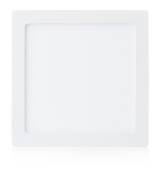 Plafonnier LED QUADRA CADRE -18W 220x220 mm Miidex Lighting® blanc-neutre-4000k - blanc