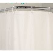 Rideaux de douche - PVC blanc - 1,8 x 0,9 m - Pellet