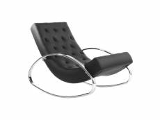 Rocking chair design noir chesty