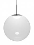 Suspension Opal LED / Ø 50 cm - Polycarbonate - Tom Dixon blanc en plastique