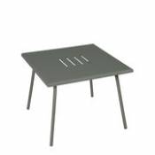 Table basse Monceau / 57 x 57 cm - Acier - Fermob vert