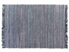 Tapis en coton gris 140 x 200 cm besni 43990