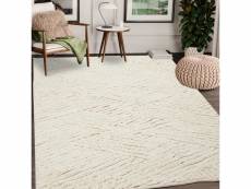 Tapis salon 160x230 cotcolo beige tapis moderne tufté