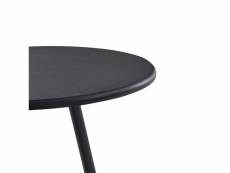 Vidaxl table de bar noir 60x107,5 cm mdf 281543