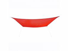 Voile d’ombrage 3 x 4m sunprotect rouge