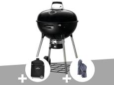 Barbecue à charbon Napoleon Kettle Premium 57 cm + Housse de protection + Gants pour barbecue