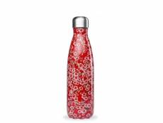 Bouteille isotherme 500 ml flower rouge