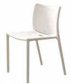 Chaise empilable Air-chair / Polypropylène - Magis blanc en plastique