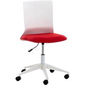 CLP - Chaise de bureau originale Apolda Rouge Tissu