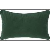 Coussin Décoratif Rectangle en Polyester 30x50 cm - Couleur Unie - Vert Silumen Vert