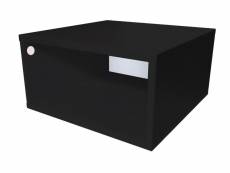 Cube de rangement bois 50x50 cm 50x50 noir CUBE50-N
