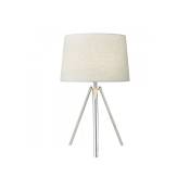 Dar Lighting - Lampe de table Griffith chrome poli
