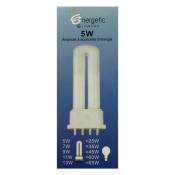 Energetic Lighting - YDW5-U Ampoule 2G7 5W 230lm L90mm - économie d'énergie - longue durée