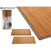 Giftdecor - tapis en bambou 50X80 cm