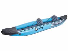 Kit kayak gonflable 2 places roatan avec rames et gonfleur - zray