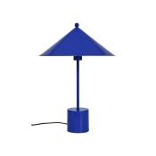 Lampe bleu en acier Ø35xH50cm