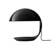 Lampe de table Cobra / 1968 - Martinelli Luce noir en plastique