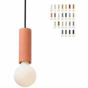Lampe Suspendue cylindre design minimaliste cuisine