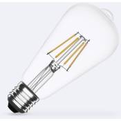 Ledkia - Ampoule led Filament E27 6W 720 lm ST64 Blanc