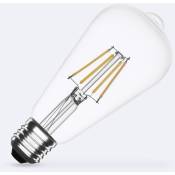 Ledkia - Ampoule led Filament E27 6W 720 lm ST64 Blanc Neutre 4000K4000K