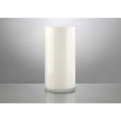 Lou De Castellane - Vase cylindrique 32 cm blanc - Blanc