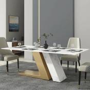 Meubler Design - Table De Salle à Manger Moderne Céramique