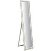 Miroir sur pied avec finition blanc antique L40xPR3XH170