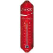 Nostalgic Art - Thermomètre en métal Pub 28 x 6.5 cm Coca Cola Logo rouge