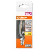 OSRAM Ampoule LED Flamme clair filament 1,5W=15 E14
