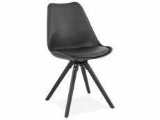 Paris prix - chaise design "jupiter" 82cm noir