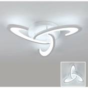 Plafonnier led Design moderne Blanc Froid 6000K Forme de fleur créative Lampe de Plafond Pour salon chambre à coucher salle à manger bureau Blanc