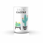 Porte-savonbrosse à dents à poser blanc en céramique mod. Cactus