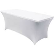 Rdm Design&basic - Housse de protection pour table rectangulaire 150x70x74cm Blanc