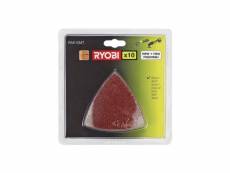 Ryobi kit 10 triangles abrasifs pour multitool 60/80/120