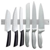 Swanew - Porte-couteau 40cm bande magnétique 304 bande de couteau magnétique en acier inoxydable cuisines