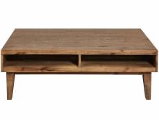 Table basse rectangulaire bois massif recyclé tapio